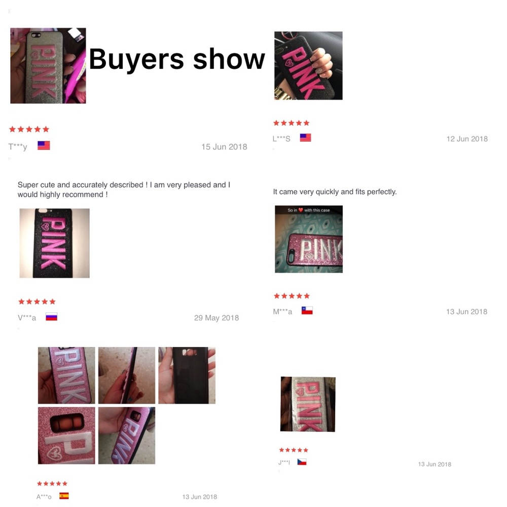 1 LEFT! IPHONE X PINK(Victoria secret) CASE - Picture 7 of 8